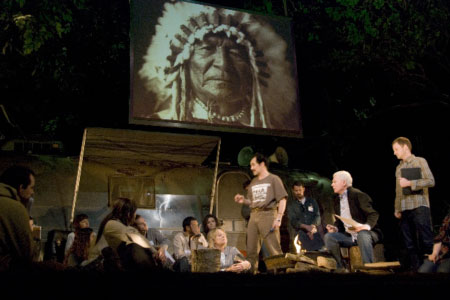 Mark Rylance leading a rehearsal... will it come together in time?