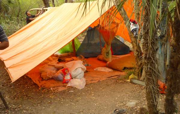 The Ayoreo have discovered ranch workers illegally camped in their forest as they clear and bulldoze the forest.
