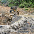Clearing land for roads, Ulu Tutoh, Borneo, Malaysia. &copy; Colin Nicholas/<span class="caps">COAC</span>