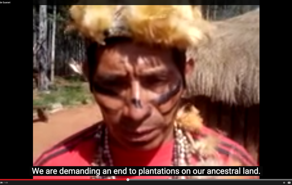 The Guarani are one of the first tribes to be involved in the Tribal Voice project, and have sent several strong messages to the world.