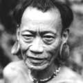 Seng, a Penan from the Mulu region. The Penan are a peaceful and gentle people, fond of laughter and jokes. They elongate their ear lobes to allow for large earrings.  &copy; Robin Hanbury-Tenison/Survival