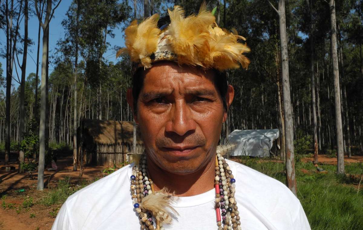 The community of Guarani leader Lide has been brutally attacked by ranchers' gunmen. 