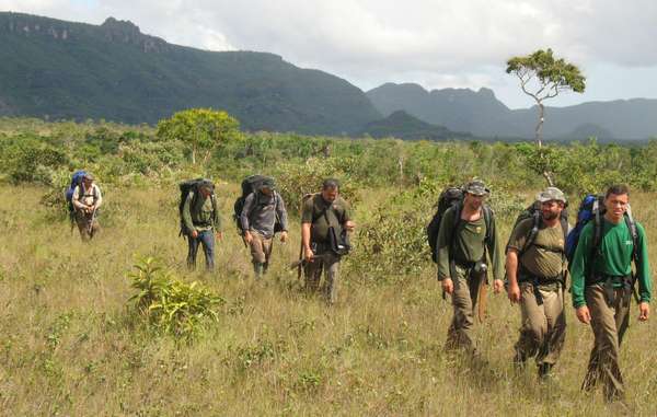 FUNAI agents on a patrol. Teams like this are vital to protecting indigenous territories, but their funding is being cut by the Brazilian government.