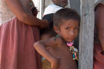 The small Pirahã tribe will be affected by the Madeira river dams.