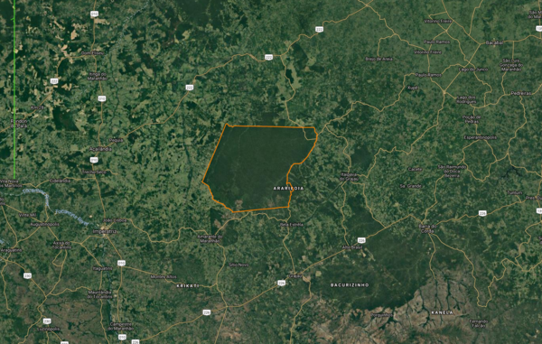 Arariboia indigenous territory is an island of green surrounded by deforestation