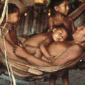 Família Yanomami &copy; <a href="http://www.victorenglebert.com">Victor Englebert</a> / Survival