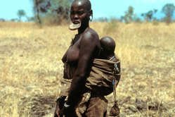 Mursi, sud-ouest de l'Ethiopie.