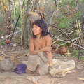 Femme ayoreo-totobiegosode juste après son premier contact avec le monde extérieur en 2004 &copy; <span class="caps">GAT</span>