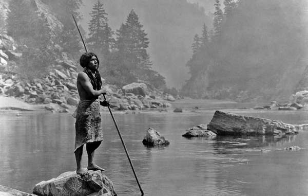 Hupa fisherman, US. 