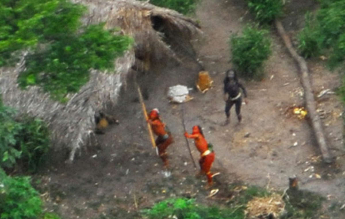 Uncontacted Indians in Amazonia make their views clear.