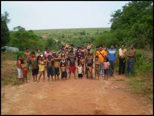 Guarani Indians of Ypo’i community in Brazil.