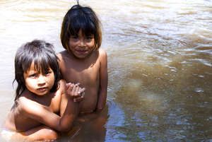 The local streams provide water for the Guarani to drink, wash and cook.