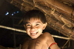 Yanomami boy, Brazil