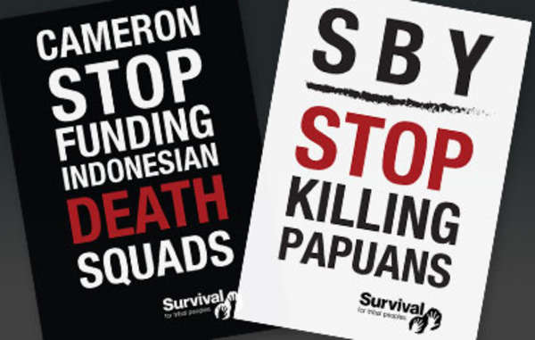 Survivals Demonstration wird während des Besuches des indonesischen Präsidenten in London stattfinden.