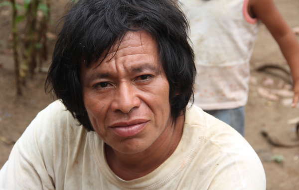 Plans to explore for natural gas in the Nahua-Nanti Reserve threaten the uncontacted relatives of this Nanti man.