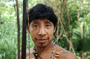 The Awá are scared to go hunting in the forest because they fear attacks by illegal loggers.