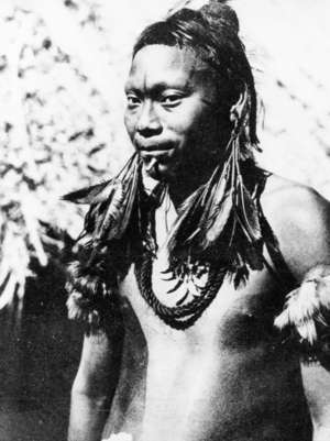 Umutima shaman in 1957. In 1969 most of the Umutima were wiped out by a flu epidemic.