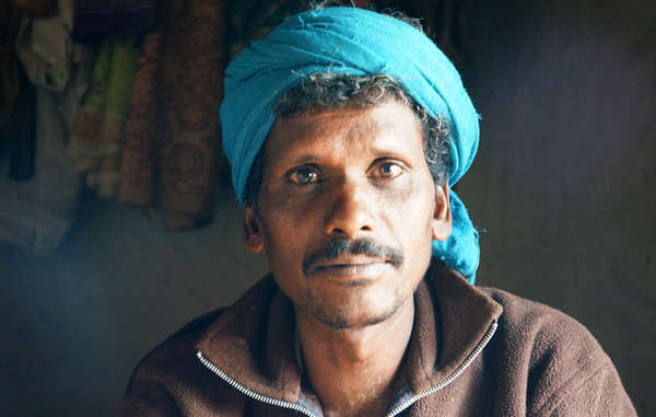This man’s whole community was evicted from Kanha Tiger Reserve. Villagers report that guards threatened to release elephants on them.