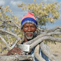 Bushman man. &copy; Survival