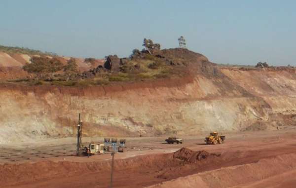 The site, known as 'Two Women Sitting Down', has been desecrated by a mining firm