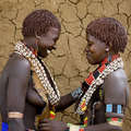 Mujeres hamar de Turmi, Etiopía. &copy; Eric Lafforgue/Survival