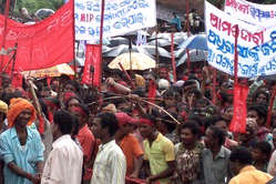 3,000 marched against Vedanta at yesterday's rally.