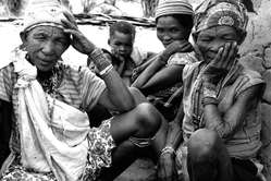 Bushman women, Namibia