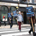 Protestors outside Tiffany's store in London <small>© Marc Cowan/Survival</small>