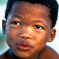Bushman child, CKGR, Botswana 2004
 &copy; 2004 Stephen Corry/Survival