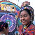 A Mayan woman during a kite festival at Santiago Sacatepequez, Guatemala. <small>&copy; Christophe Chat-Verre/Survival</small>