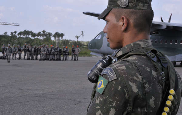 Hundreds of soldiers, police and government agents form the operation's ground squad.