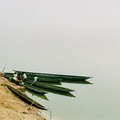 Pygmies on the shore. &copy; Kate Eshelby/Survival