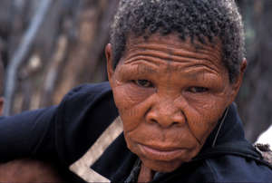 Xoroxloo Duxee died of dehydration in 2005. She was one of several Bushmen who managed to remain in the reserve, resisting eviction. But the government cut off any access to water for residents who refused to leave their homes.