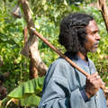 Dongria Kondh man, Niyamgiri, Orissa &copy; Toby Nicholas/Survival