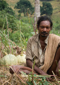 Dongria Kondh man in Niyamgiri, India