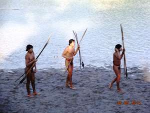 Seven uncontacted Indians made contact with a settled Ashaninka community near the Brazil-Peru border in June. Authorities have treated them after an outbreak of flu. 