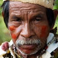 Old Guarani Kaiowá religious leader &copy; Fiona Watson/ Survival
