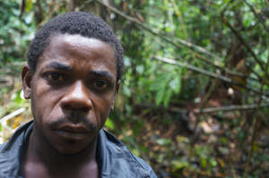 'They beat us at the WWF base. I nearly died.' Baka 'Pygmy,' Cameroon.