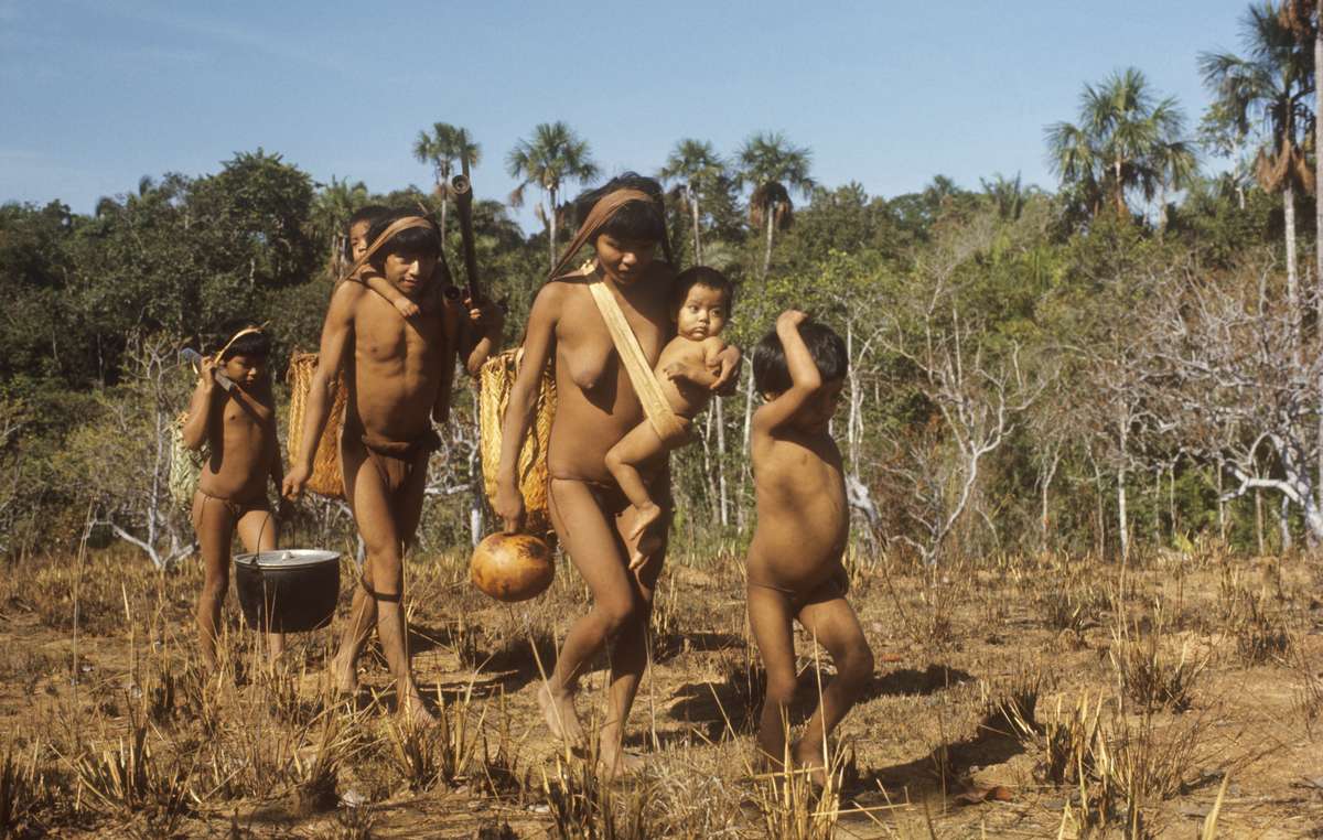 Eñepa Indians in the Venezuelan Amazon. The Eñepa and other tribes are demanding the removal of armed gangs from their land.