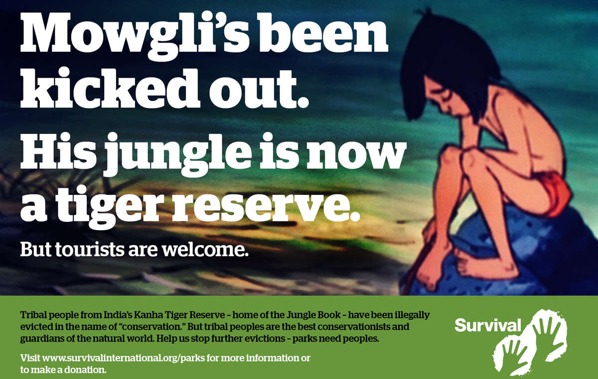 Mowgli's been kicked out. His jungle is now a Tiger Reserve. 
