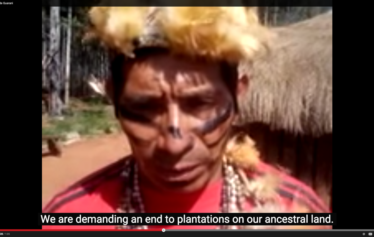 Die Guarani zählen zu den ersten indigenen Völkern, die das Tribal-Voice-Projekt nutzen. Sie haben bereits mehrere deutliche Botschaften an die Welt verschickt.