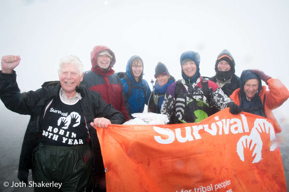 The weather was terrible when Robin and his friends climbed Ben Nevis, the highest mountain in the UK. Luckily they made it to the top in three hours and 15 minutes, having encountered many people on the way who had given up and were walking back down.