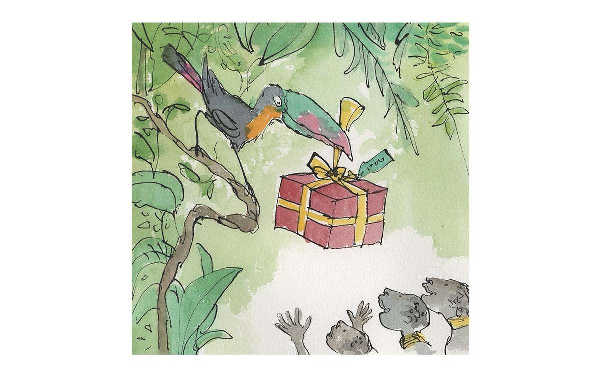 Festive Gift by Quentin Blake.