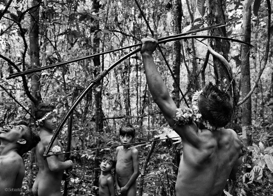Awá, Brazil, 2013. Survival Calendar 2019.

Each calendar also comes with a *free desk calendar* with a beautiful image of Awá hunter-gatherers by legendary photographer Sebastião Salgado. Survival International's campaign to save Earth’s most threatened tribe forced Brazil to take action to prevent their extinction.
