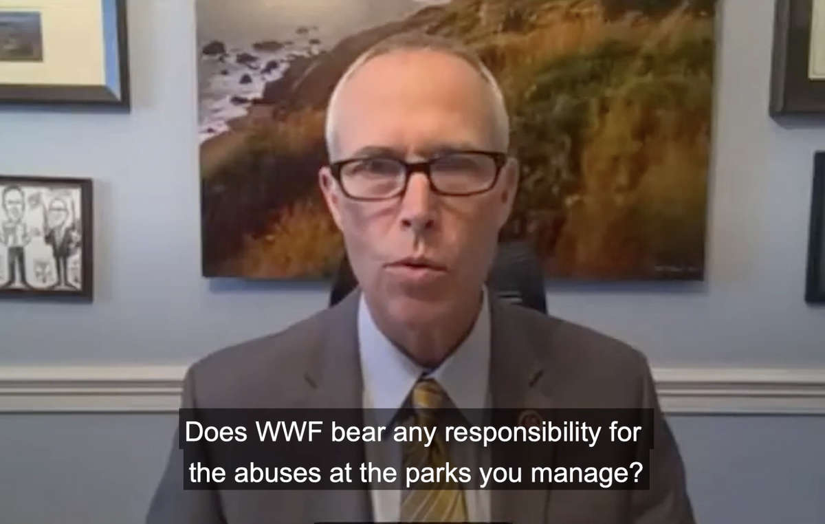 Un’udienza senza precedenti al Congresso USA ha messo in luce che il WWF non si assume la responsabilità degli abusi che finanzia.