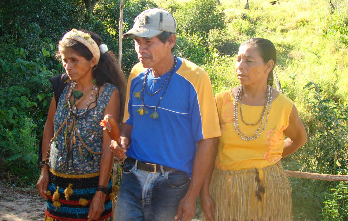 Guarani de la communauté de Y'poi, Etat du Mato Grosso do Sul.
