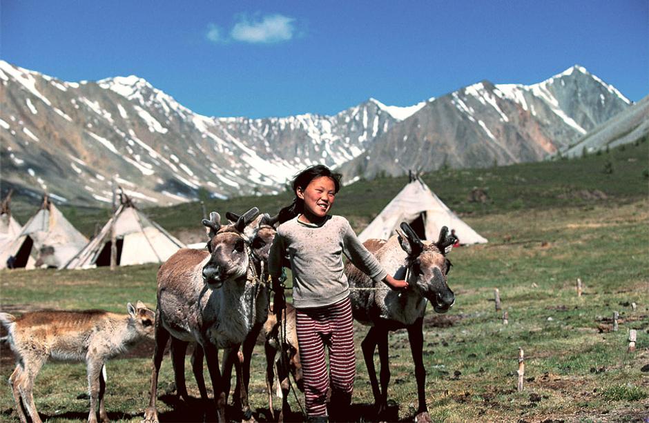 In Malaysia, Penan children help to build homes from tree saplings and giant palm leaves; beneath the blue-green surface of the the Andaman Sea, Moken children learn to catch dugong, crab and sea-cucumber with long harpoons; in Mongolia, Tsaatan children are taught the ancient herding skills of their parents by corralling reindeer on the grasslands.

Tribal children are the inheritors of their territories, languages and unique ways of seeing the world; human repositories of their ancestors' knowledge.  


