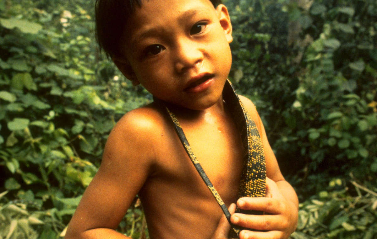 Enfant penan, Sarawak