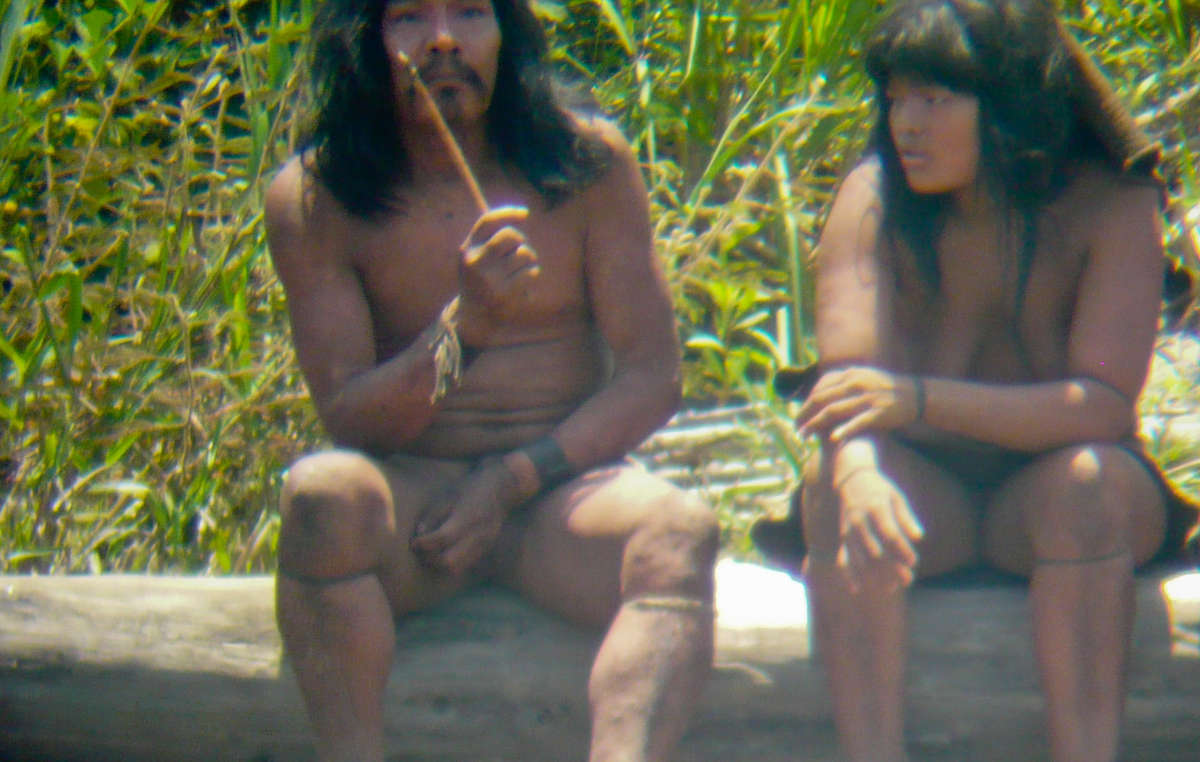 Indígenas mascho-piros vistos de cerca, Perú.