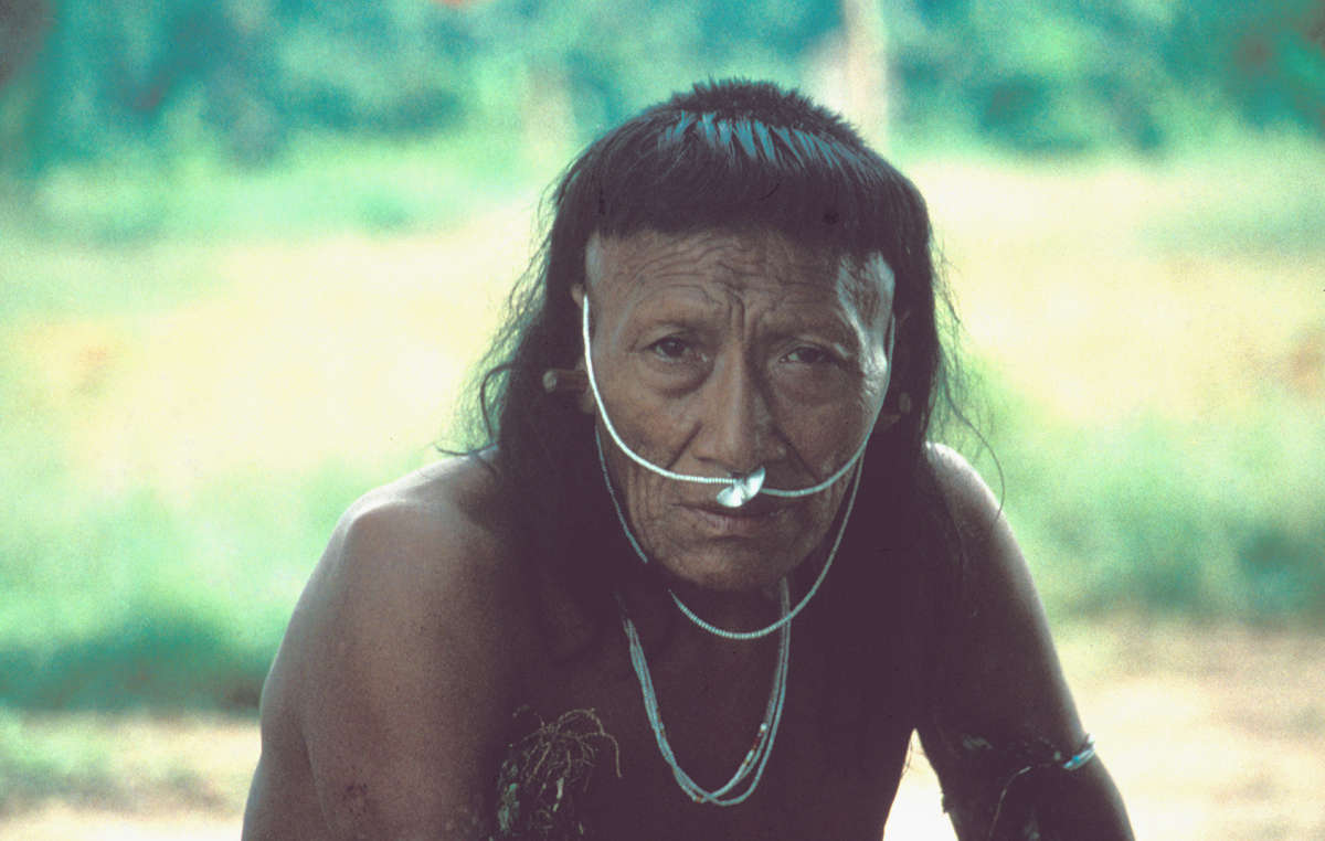 The Nahua had first contact with the outside world after oil exploration on their land. More of the 50% of the tribe died.